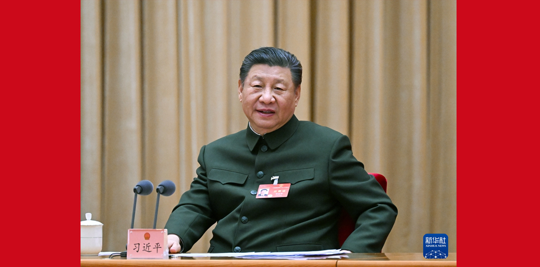習(xí)近平出席解放軍和武警部隊代表團全體會議
