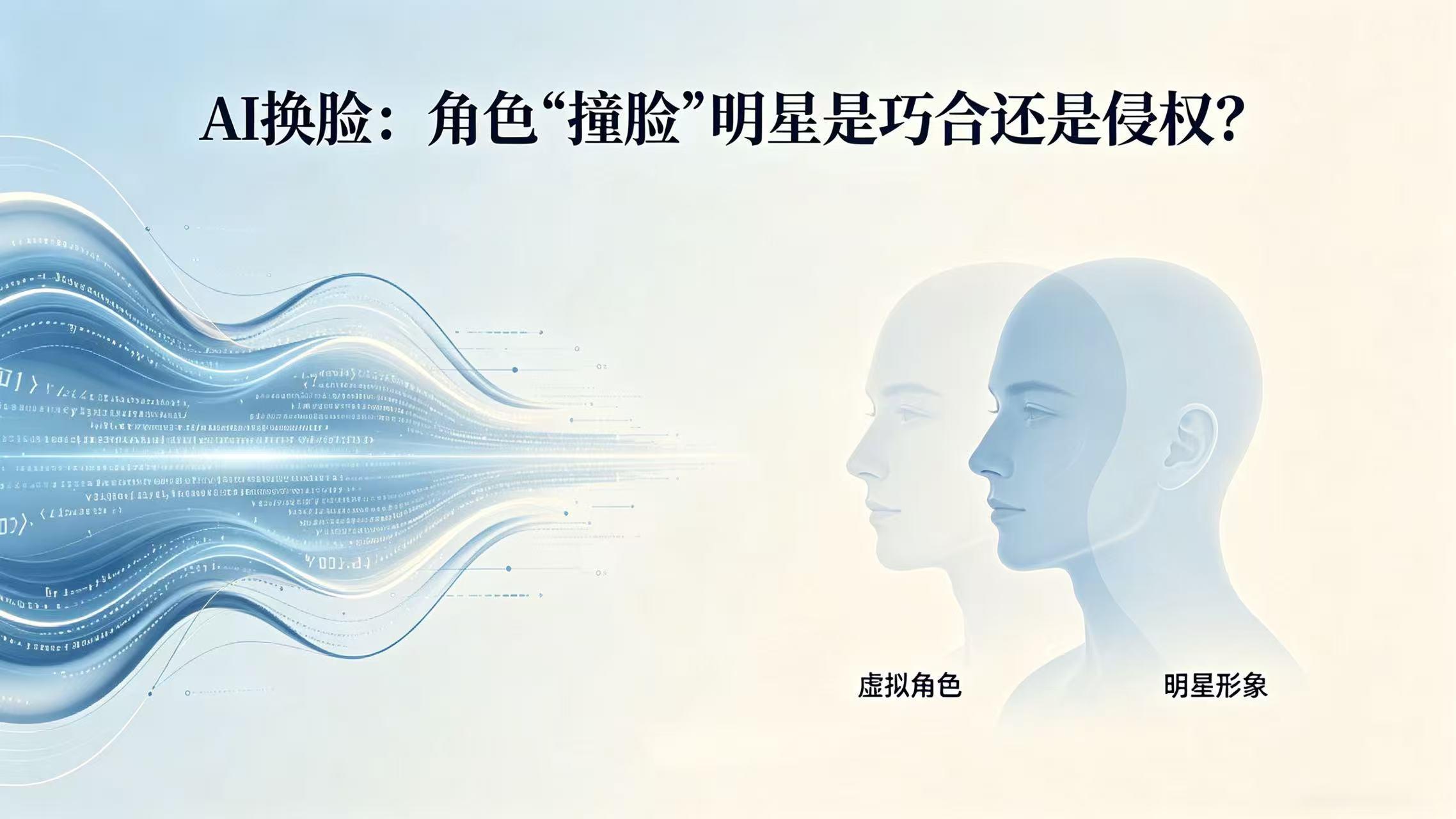 AI換臉讓角色“撞臉”明星，是巧合還是侵權(quán)？